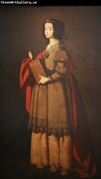 Francisco de Zurbaran Saint Engracia